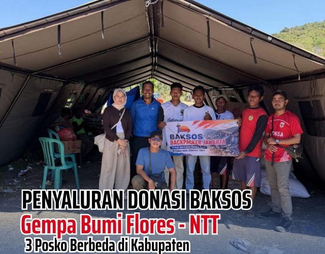 penyaluran dana baksos flores