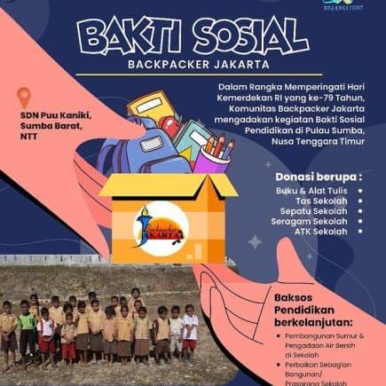 Baksos Pendidikan Backpacker Jakarta 2024