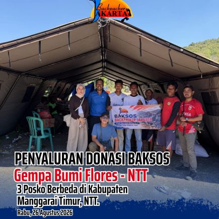 penyaluran dana baksos flores